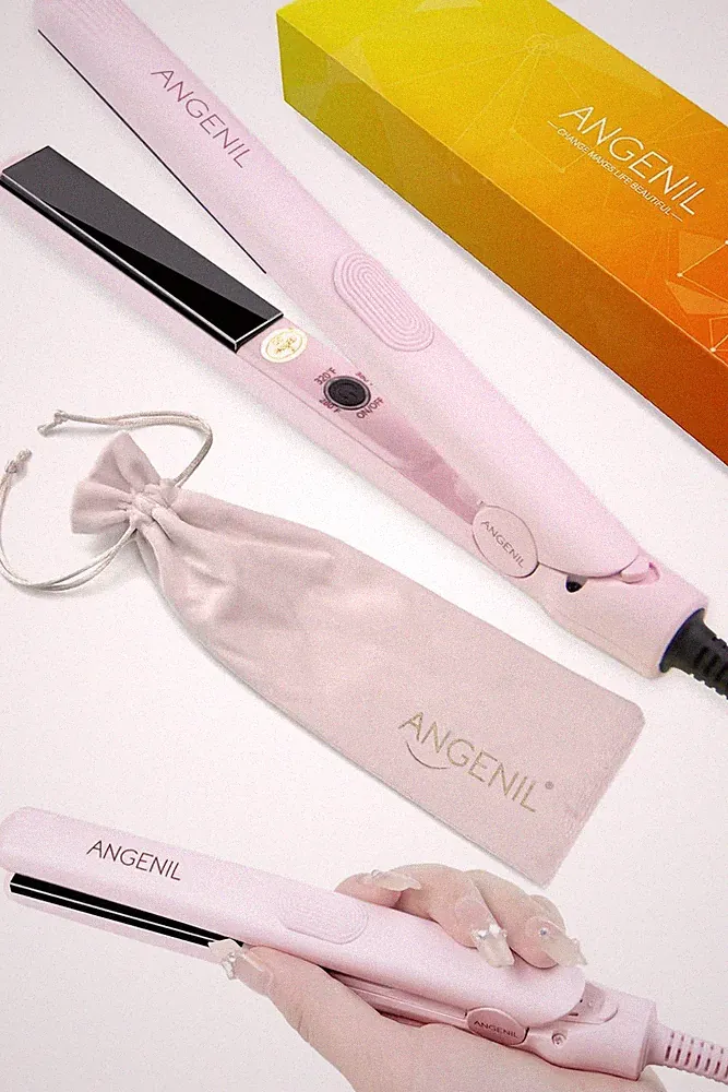 1,8 cm Mini Stift dünner Glätteisen & Lockenstab flach kleine Platte kurze Haare, Bart