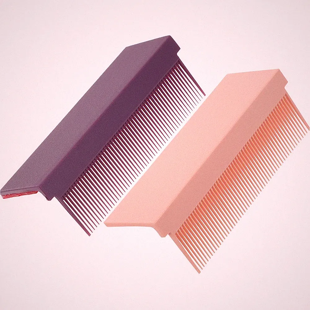 2 Pcs Glätteisen Bürste Kamm Für Lockiges Haar Professioneller Haarkamm