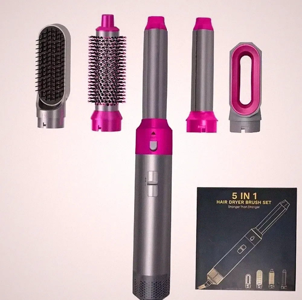 5 in 1 Haartrockner haarglätter Haarkamm Professioneller Haarstyler