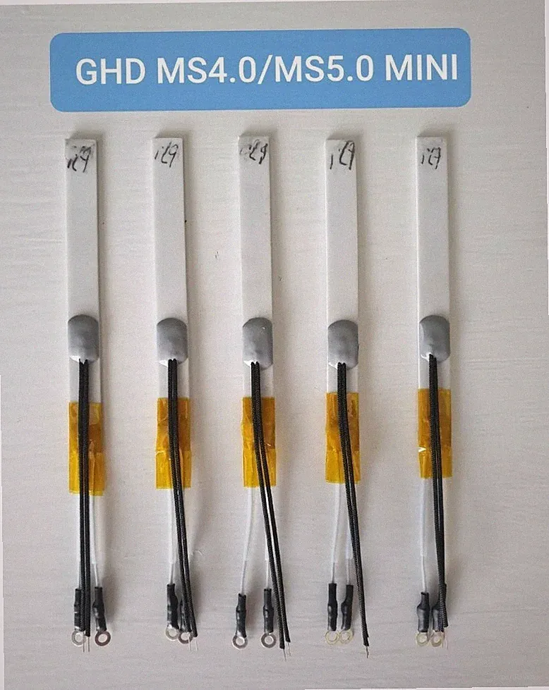 5 x passend für Ghd 70Ohm Heizelemente mit Thermistor Ms4.0 / Ms5.0 Miniplatte