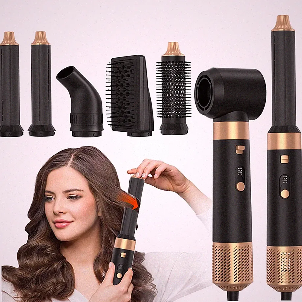 6in1 Hairstyler Airstyler Lockenstab Automatisch Rundbürstenföhn Warmluftbürste