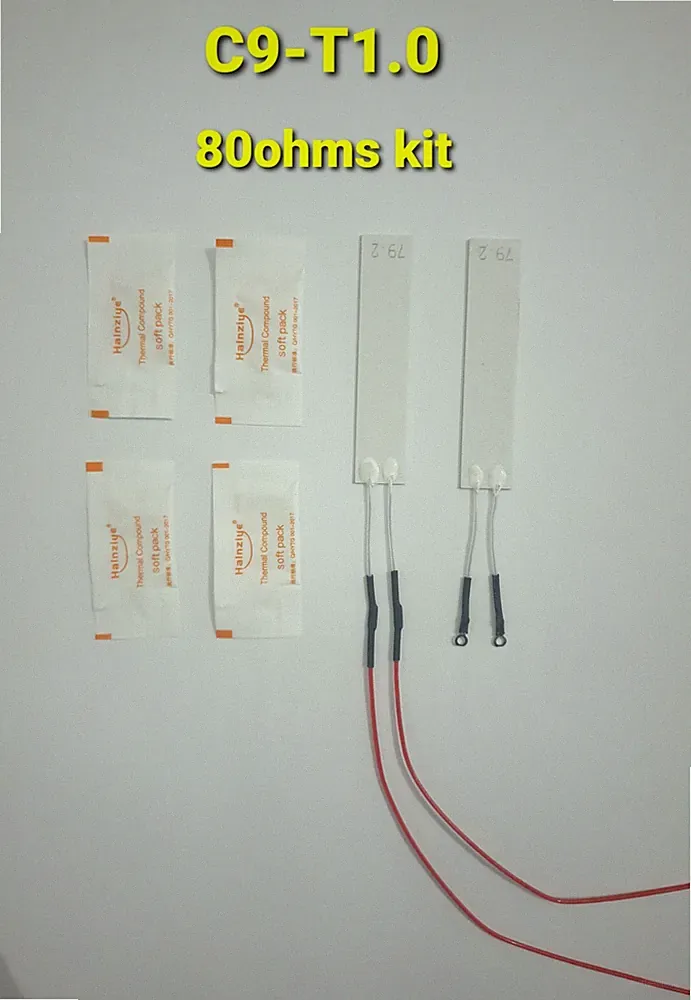 80 Ohm Kit für Cloud Nine 9 Touch Haarglätter Heizelement Kit C9-T1.0