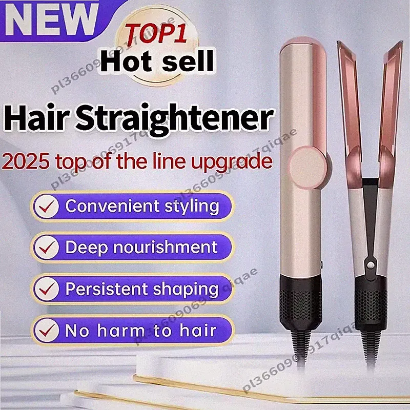 Airstrait Haarglätter Föhn Ionen Styler für Langlebiges & Glattes Haar Styling