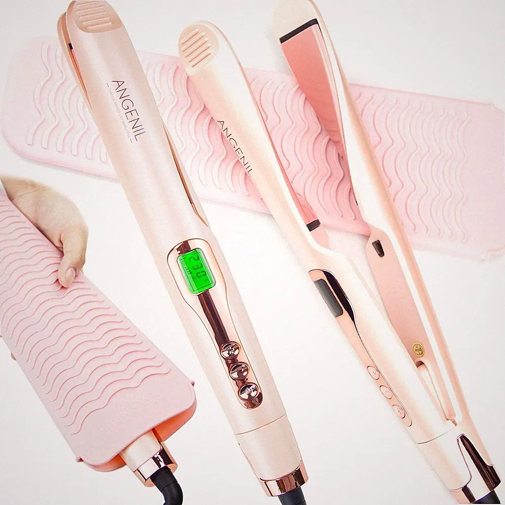 ANGENIL Pro Ceramic Twist Haarglätter für Frauen, 2 in 1 Haarglätter