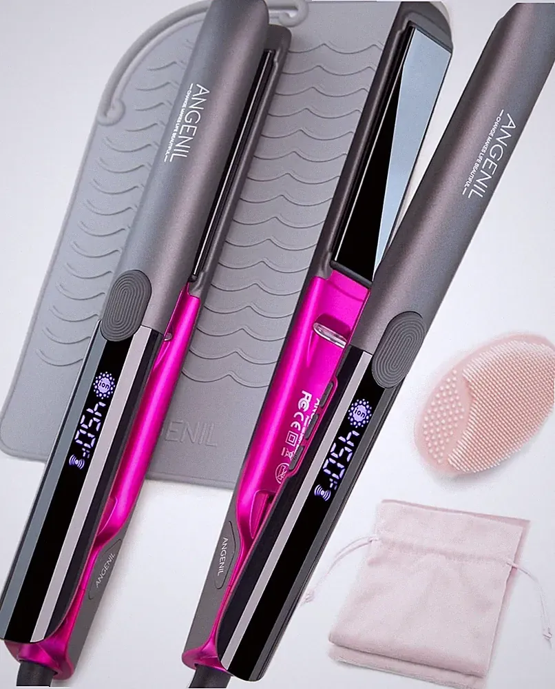 ANGENIL Titan Haarglätter für Frauen, Heat Mat Haarglätter