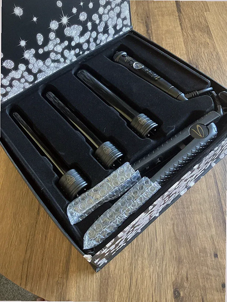 Aria Beauty RUNWAY COLLECTION, SCHWARZ, GLÄTTEISEN/LOCKENSTAB/ZANGE (242604) BRANDNEU