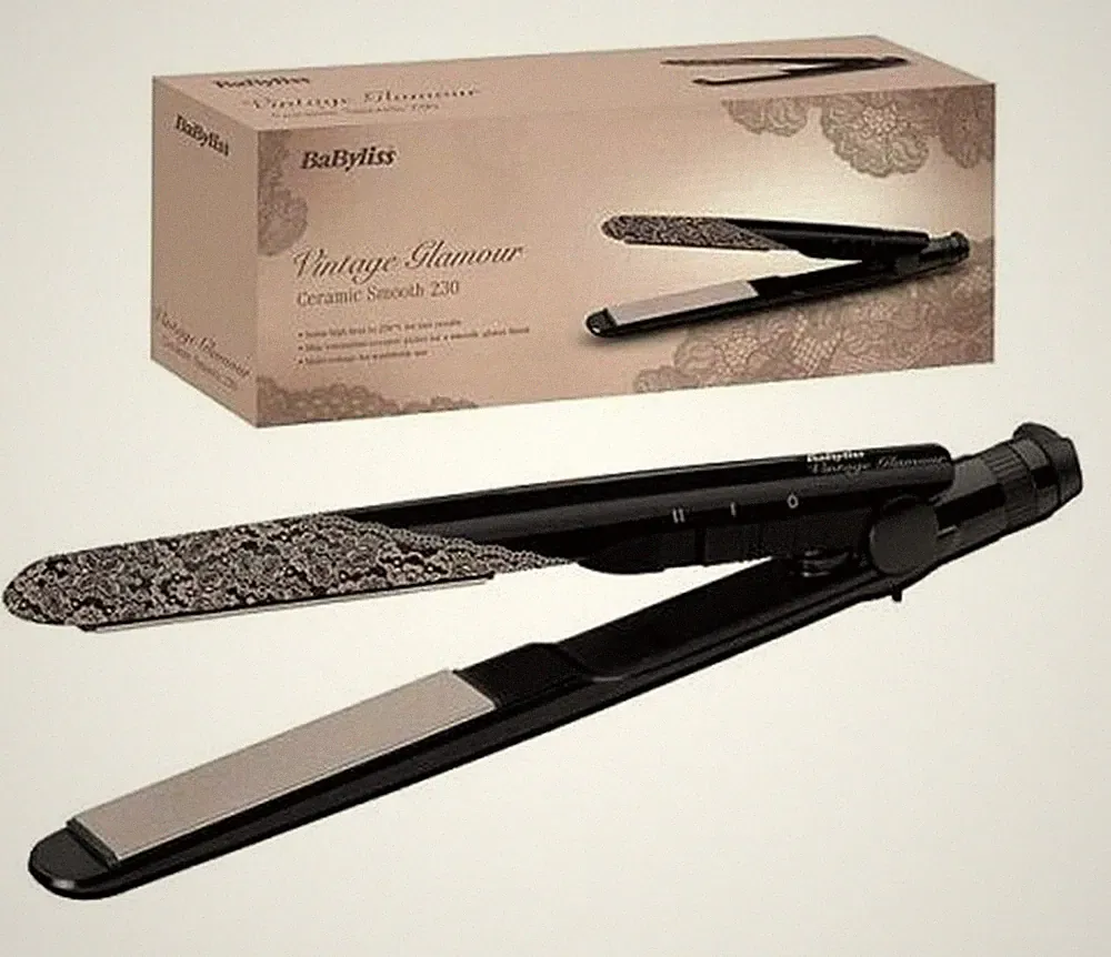 BaByliss 2067CU Vintage Glamour Lockenstab Haarglätter Styling Glätteisen 230°