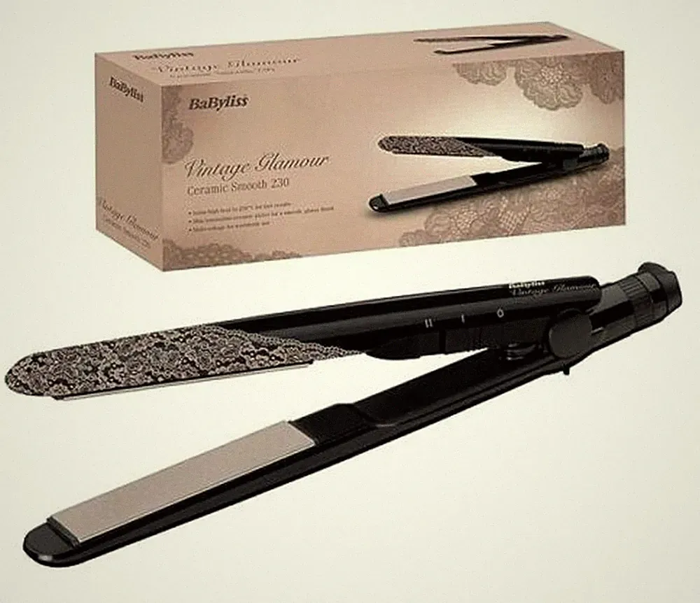 BaByliss 2067CU Vintage Glamour Lockenstab Haarglätter Styling Glätteisen 230° C