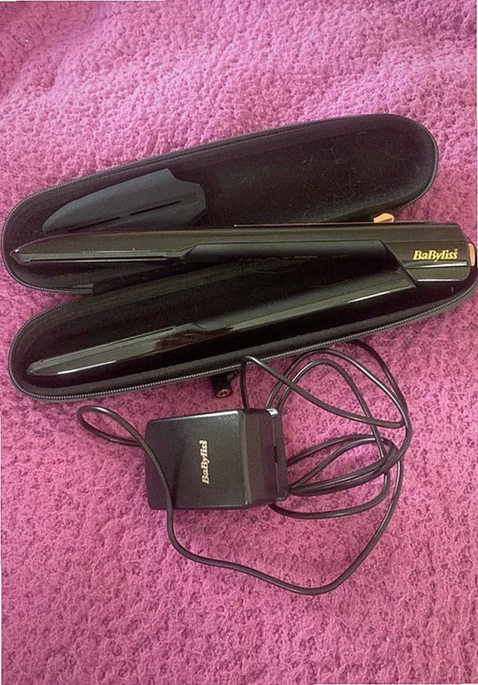 BaByliss 9000 Hochleistungs-Akku-Haarglätter, Keramik-Schwimmplatte