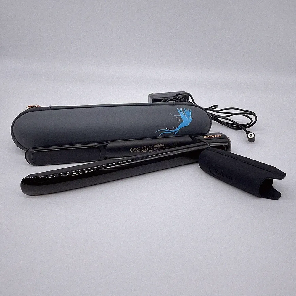 BaByliss 9000 Hochleistungs-Akku-Haarglätter mit schwimmenden Keramikplatten un