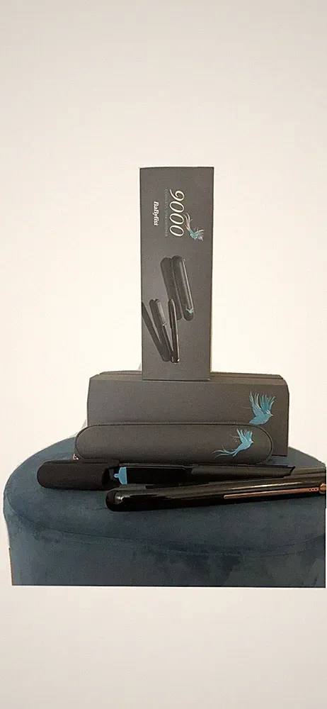 Babyliss 9000U Glätteisen kabellos, Haarglätter mit Akku, Keramikplatten