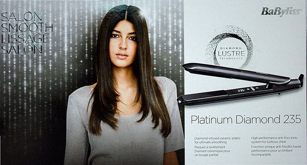 BaByliss Glätteisen Platinum Diamond 10 Temperatustufen ST259E