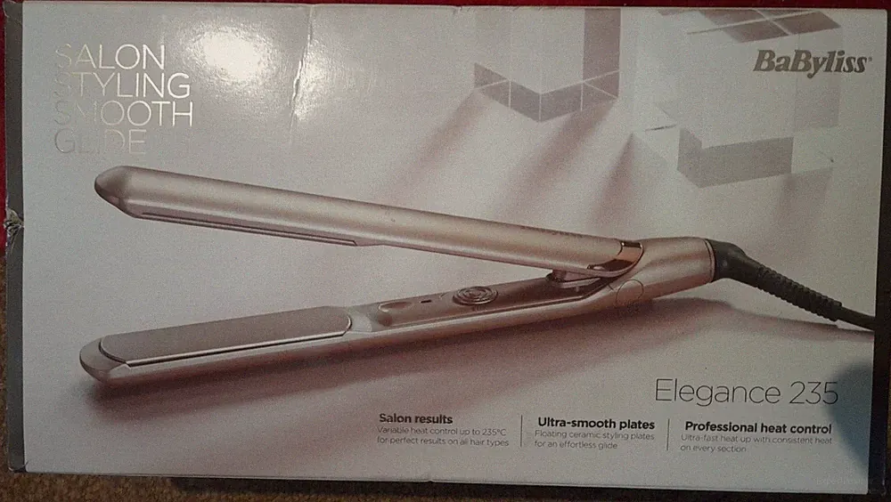 babyliss Haarglätter Elegance 325 Neu, Box, Geschenk, Rosegold, 2598cu 3 Set