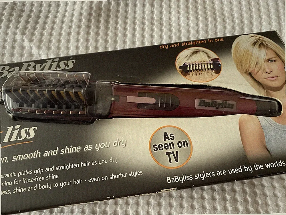 Babyliss Haarglätter Neu Trocknen und Glätten in einem
