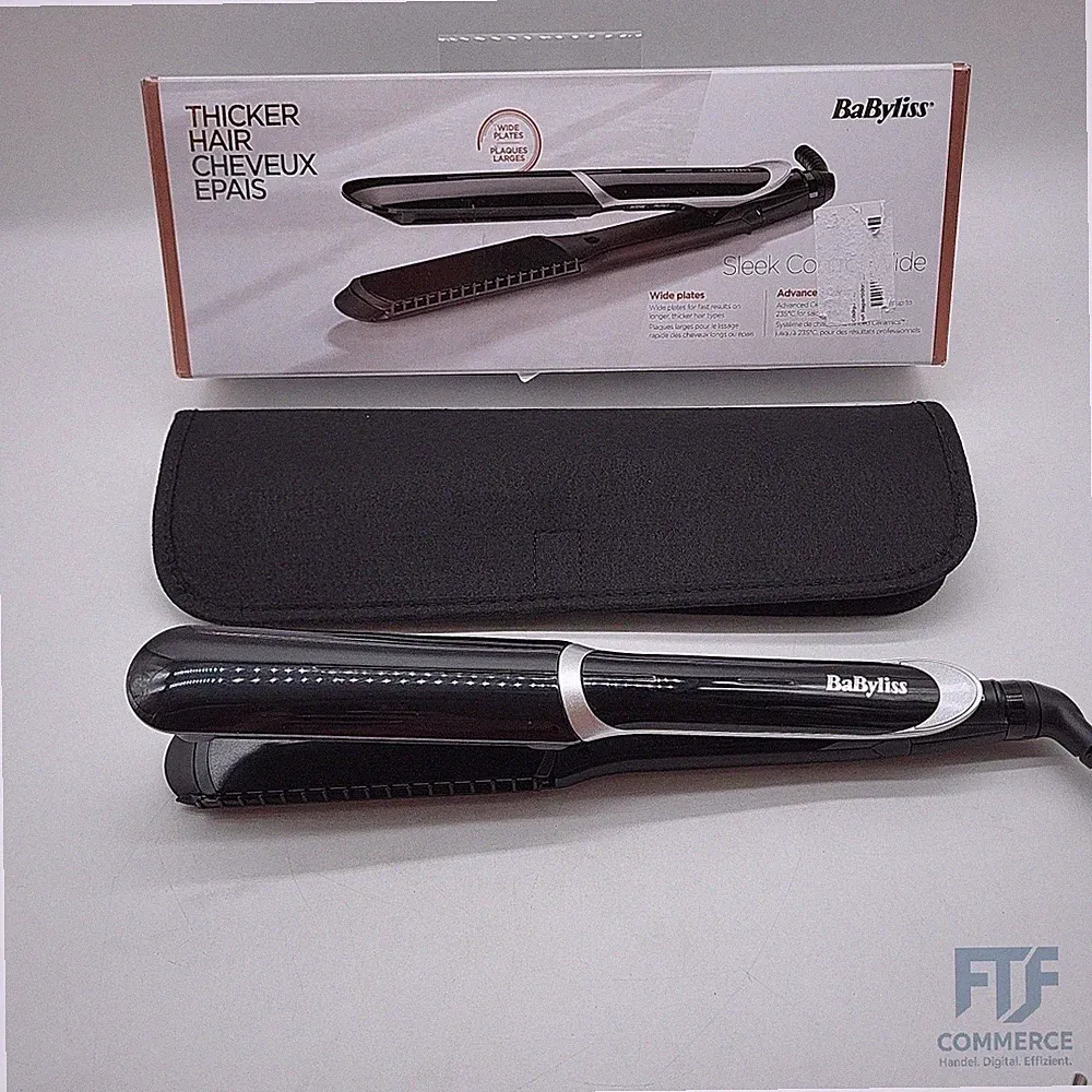 BaByliss Smooth Pro Wide Glätteisen – Keramikplatten für glattes Styling, 35 mm