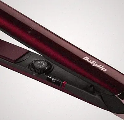 Babyliss ST212PE Dunkelrot-Schwarz Haarglätter 13 Stufen Aussteller unbenutzt