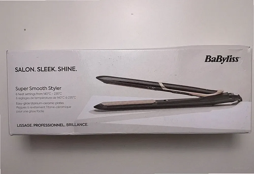 BaByliss ST393E Super Smooth Glätteisen – Keramik, Ionen, 140 °C - 235°C