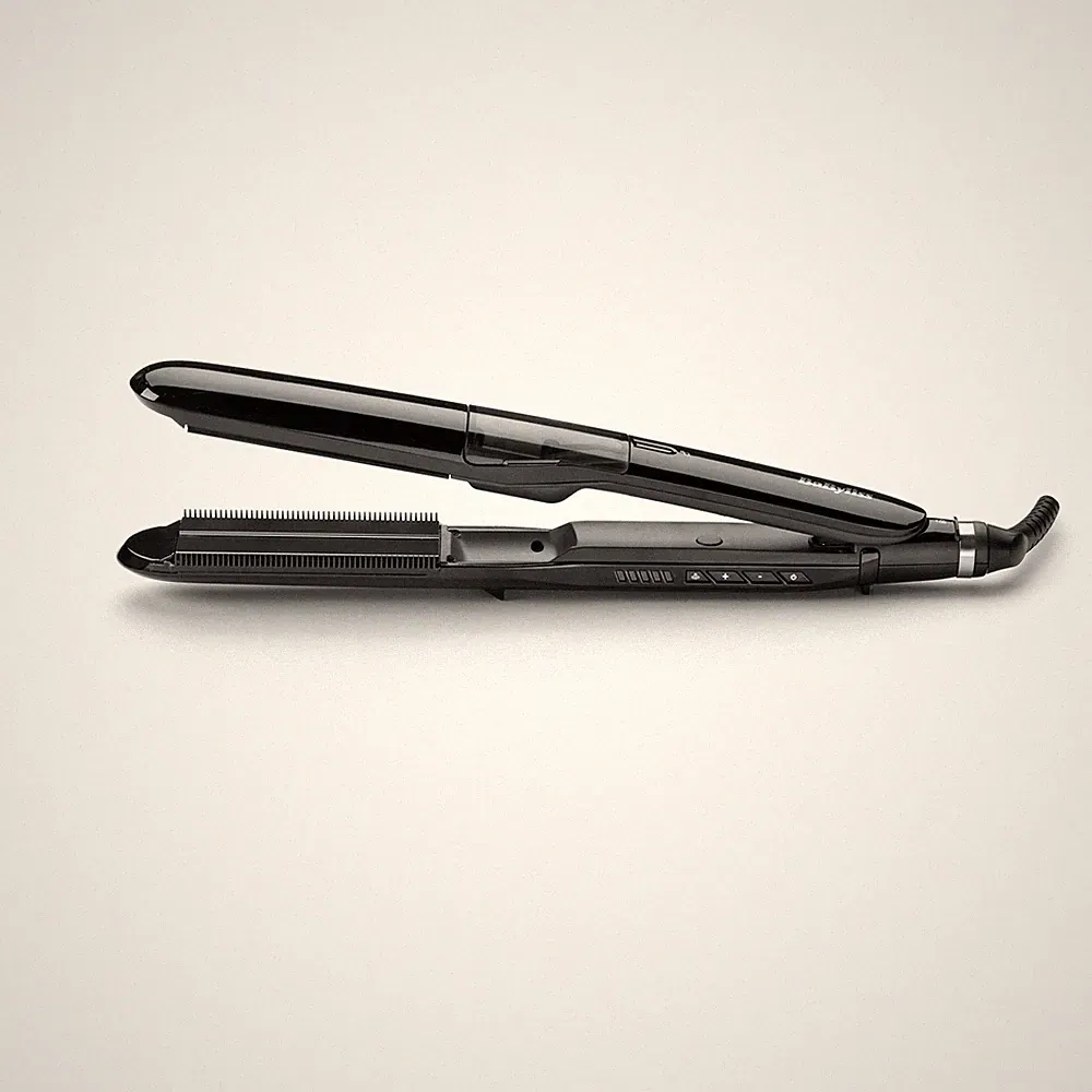 BaByliss ST492E Steam Straight Dampf Haarglätter schwarz 230 °C (2. Wahl)