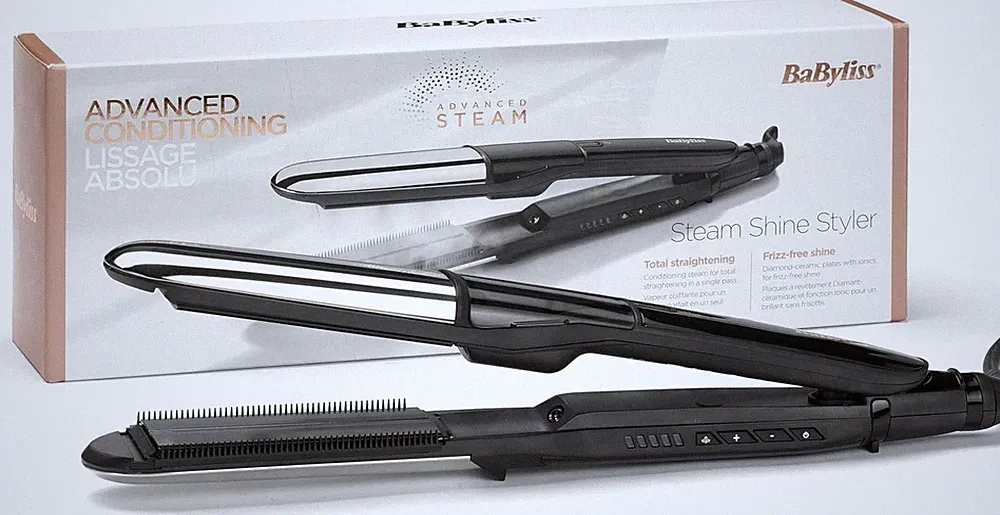 BaByliss ST496E Steam Shine Dampf-Glätteisen 230°C