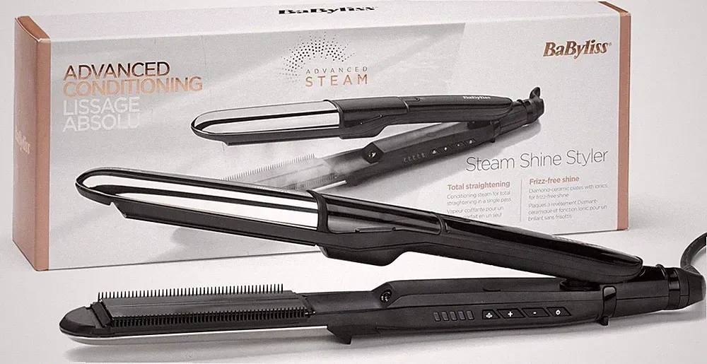 BaByliss Steam Shine ST496E – Dampf-Glätteisen