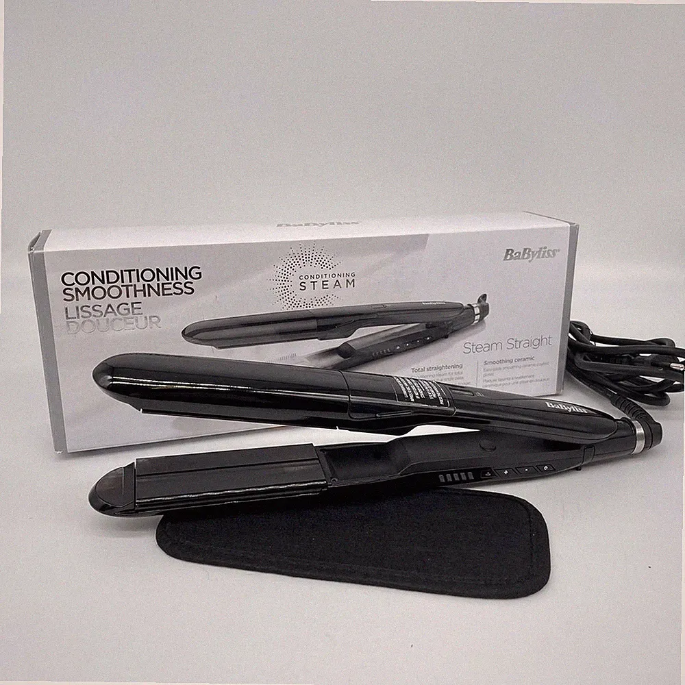 BaByliss Steam Straight, Glätteisen, Dampf-Glätteisen, für ultraglatte Haare, mi