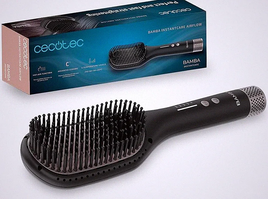 Bamba InstantCare AirFlow Glätteisen mit Heißluft und nach
