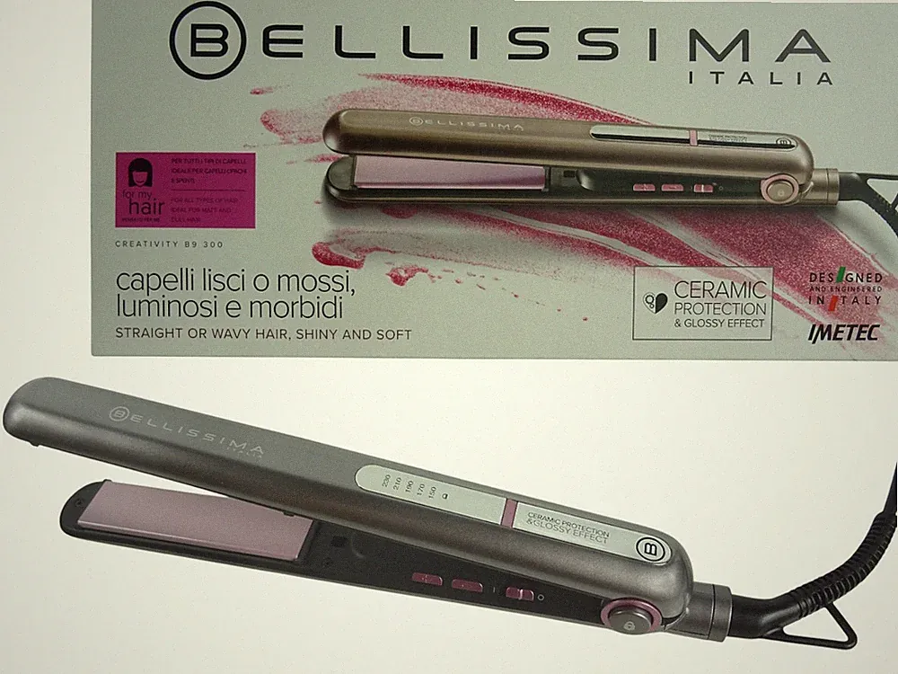 Bellissima Creativity B9 300 – Glätteisen für glattes oder welliges Styling