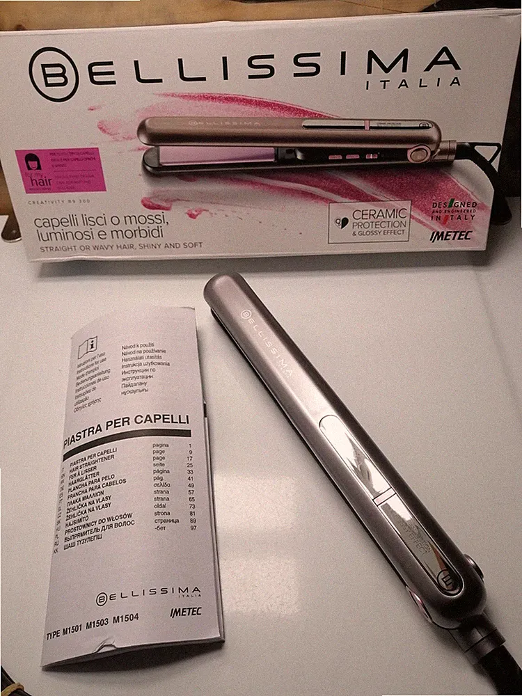 Bellissima Creativity B9 300 Glätteisen, glattes oder welliges Styling