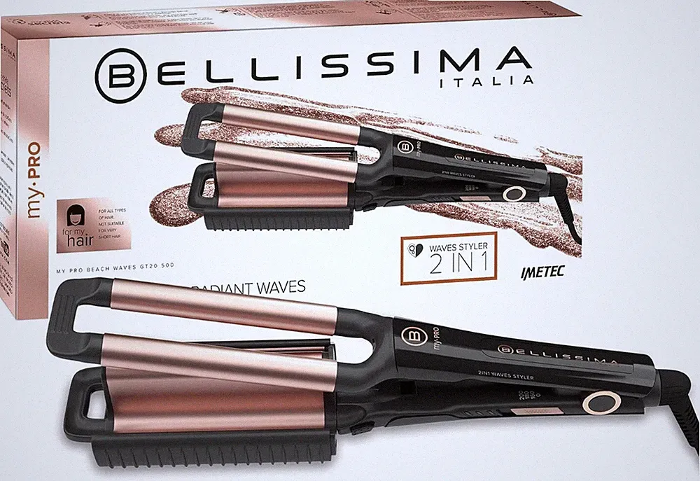 BELLISSIMA MY PRO 2-in-1 Straight & Waves Haarglätter Styler B29 100. Neu
