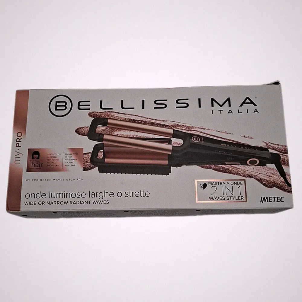 Bellissima My Pro Beach Waves GT20 400 Haarglätter, glätteisen, Keramikbeschicht