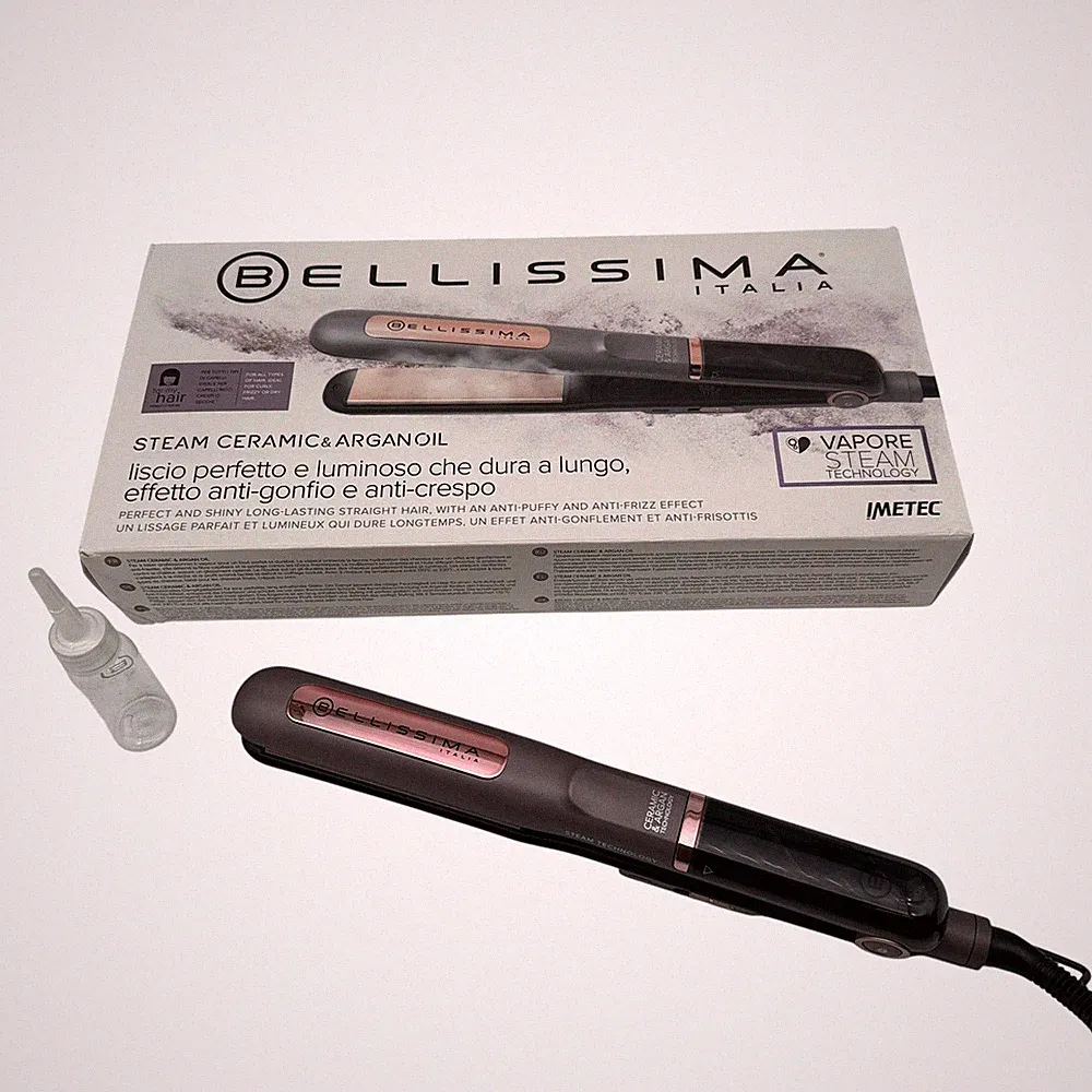 Bellissima Steam Ceramic & Argan Oil, Dampfglätter, Keramik- und Arganölbeschich