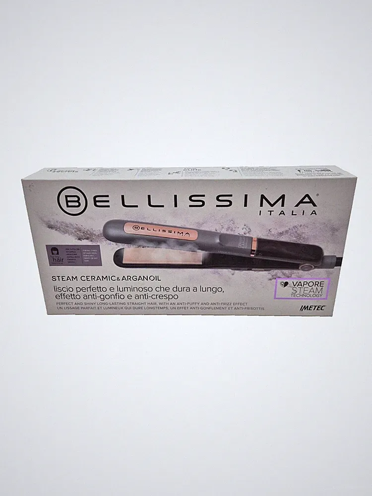Bellissima Steam Ceramic & Argan Oil Dampfglätter, Keramik und Arganölbeschicht