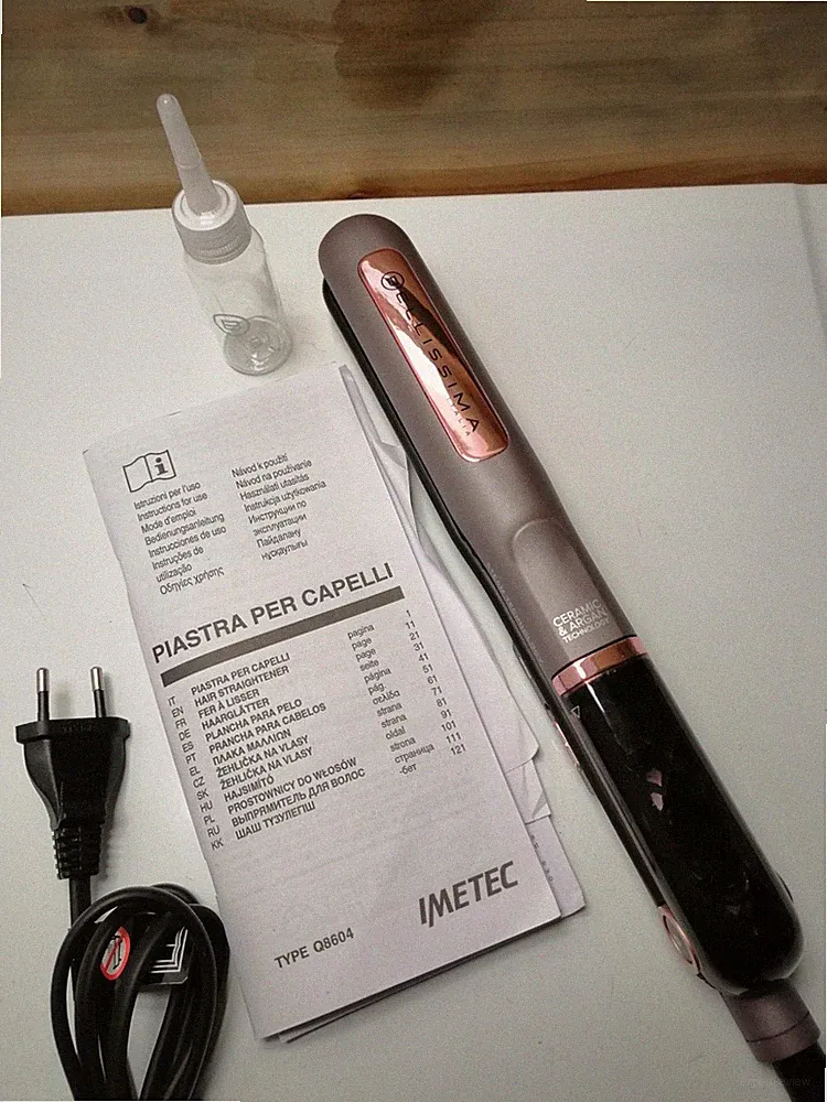 Bellissima Steam Ceramic&Argan Oil Dampfglätter Keramikbeschichtung 3 Temperatur
