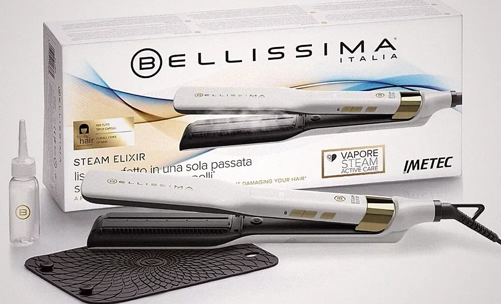 Bellissima Steam Elixir, Dampf- Haarglätter, glattes Haar
