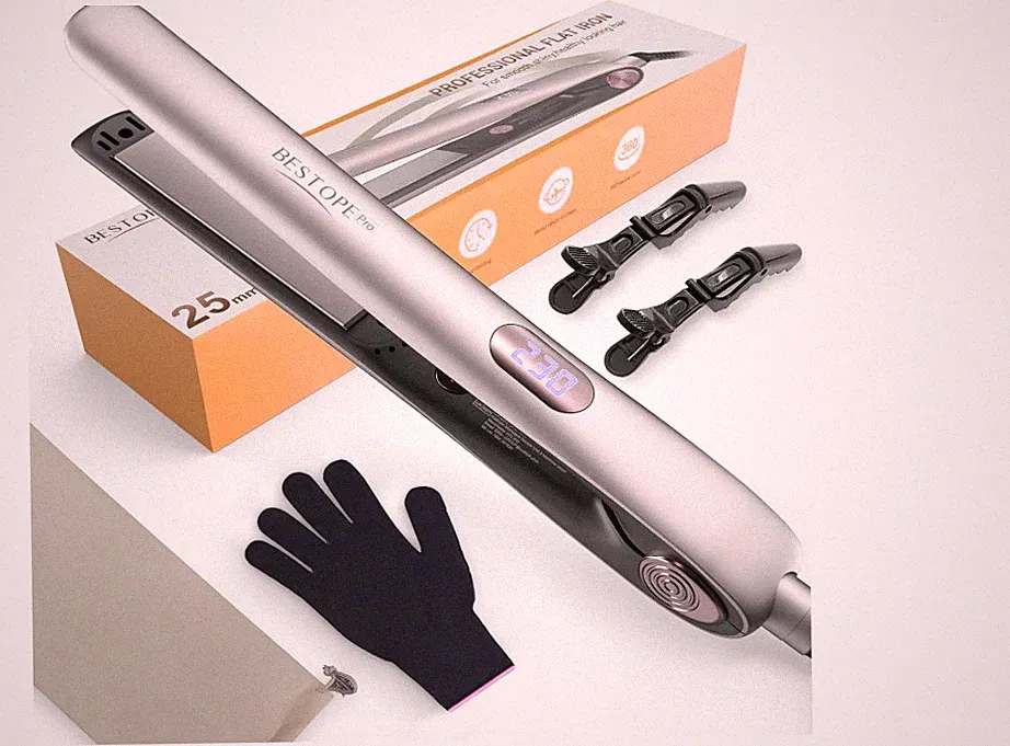BESTOPE PRO 2 In 1 Glätteisen Locken und Glätten