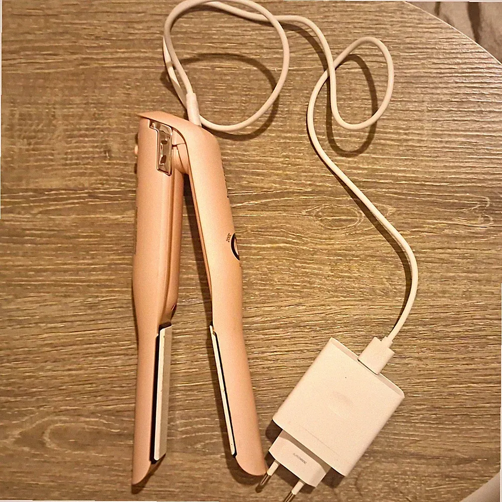 Beurer HS 20 Glätteisen kabellos Akku, 3 Stufen, 200°C, rosa, USB