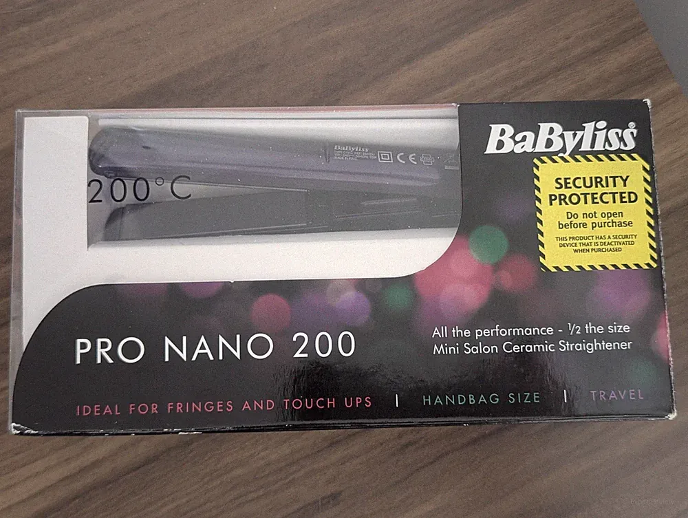 Boxed BaByliss Pro Nano 200 Haarglätter ~ Handtaschengröße ~ Reise