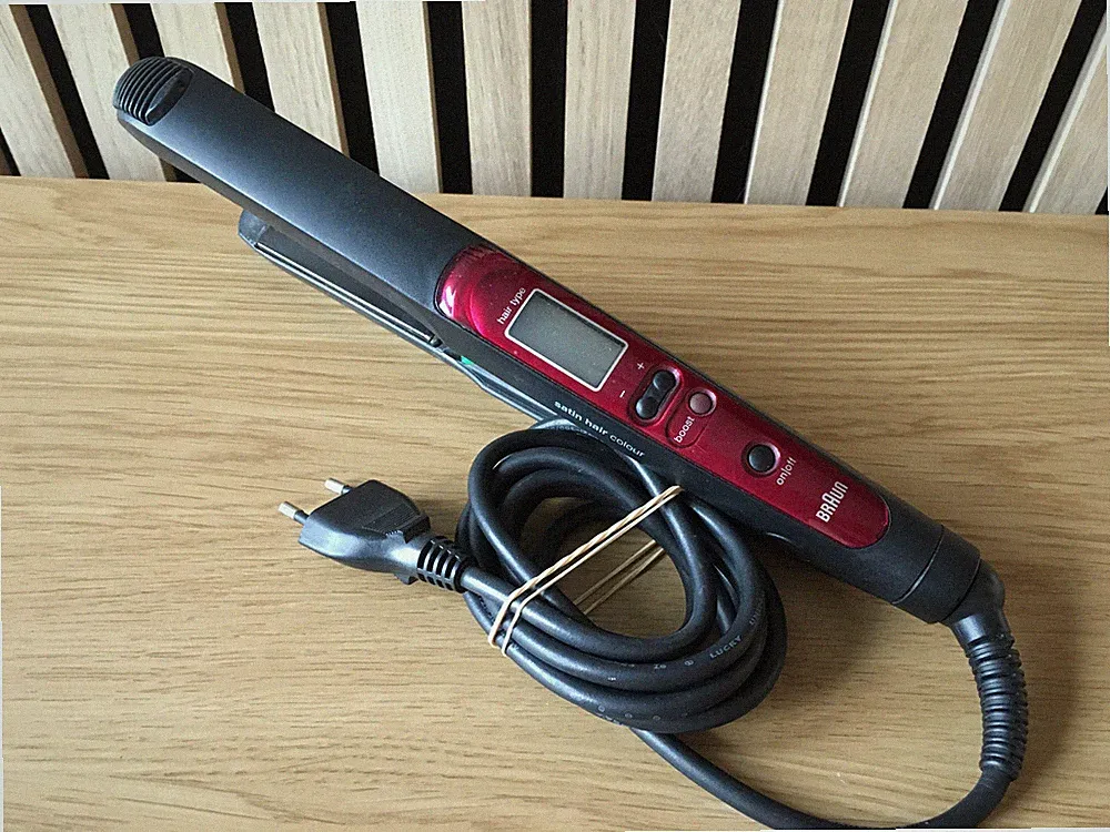 Braun Satin Hair Colour Type 3553 Elektrisches Haar Glätteisen