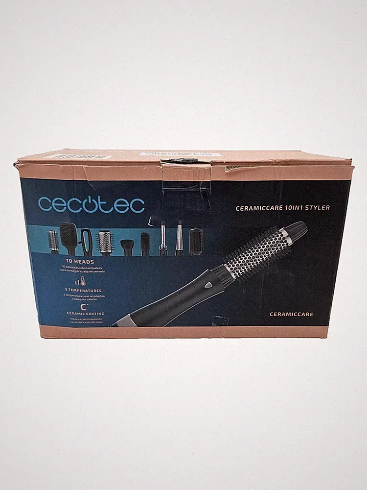 Cecotec 10-in-1-Luftbürste Bamba Bürste CeramicCare. 1000 W