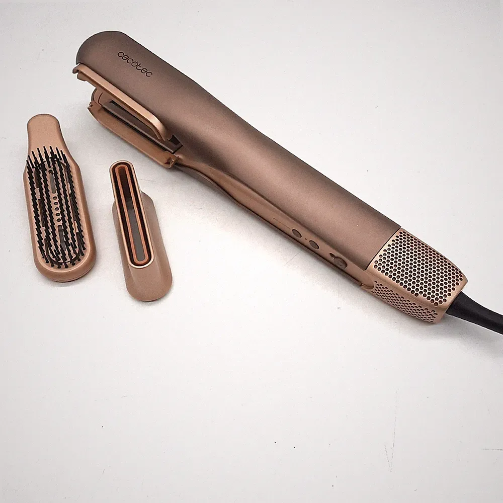 Cecotec Haarglätter mit Luftstrom AirLisse 2in1 ForceDry Champagne. 1120000 U/mi