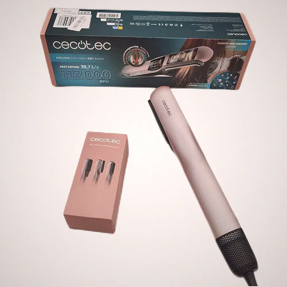 Cecotec Haarglaetter Styling Haarpflege AirLisse 2in1 ForceDry Leistungsstark