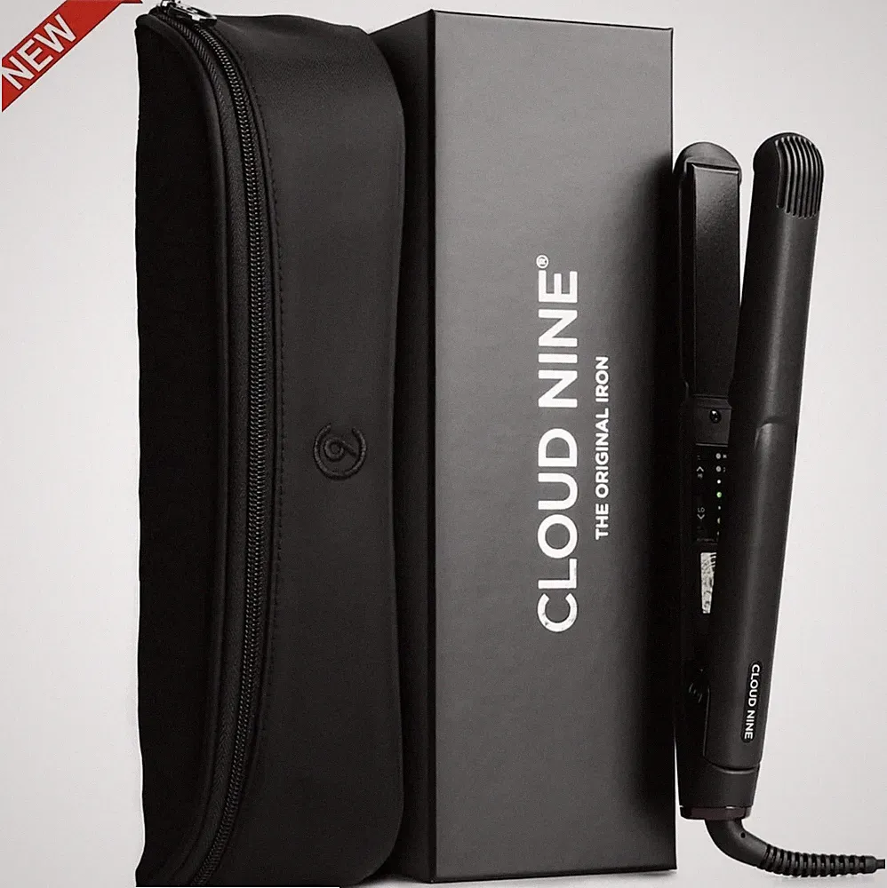 Cloud Nine Classic Original Eisen Haarglätter für Damen, schwarz