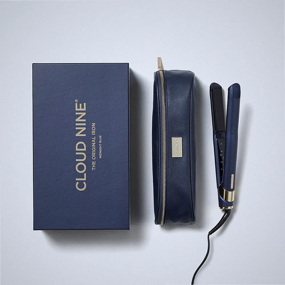 CLOUD NINE Das Original Eisen Blau Haarglätter Geschenkset | Kostenloser Versand