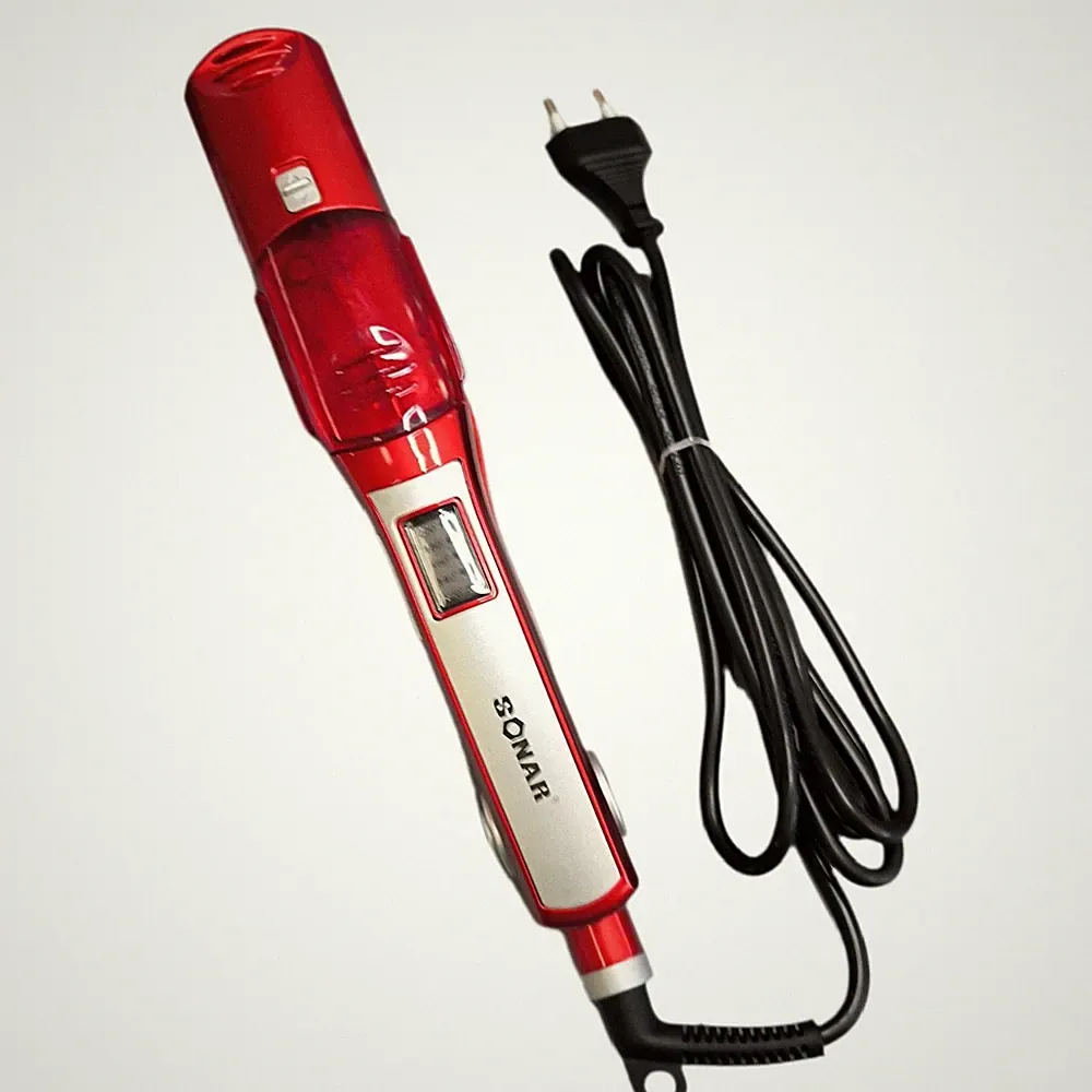 Dampf-Haarglätter mit Turmalin-Platten, max. 200 °C, professionell