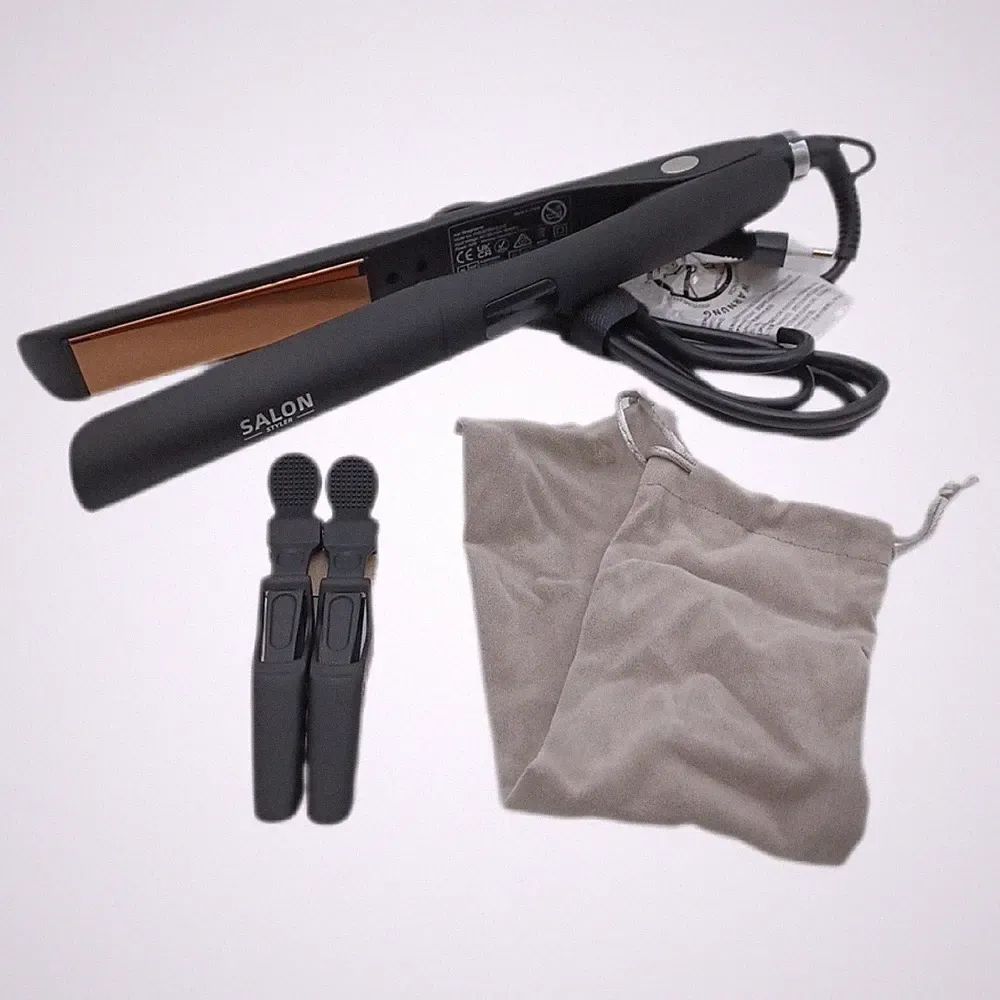 Dekuri 2 in 1 Glätteisen Locken und Glätten, Glatte Titanplatte Haarglätter, 30s