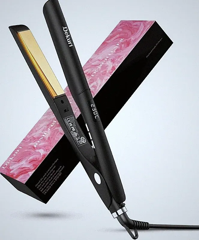 Dekuri 2-in-1 Glätteisen Locken und Glätten Titanplatte 30s NEU OVP