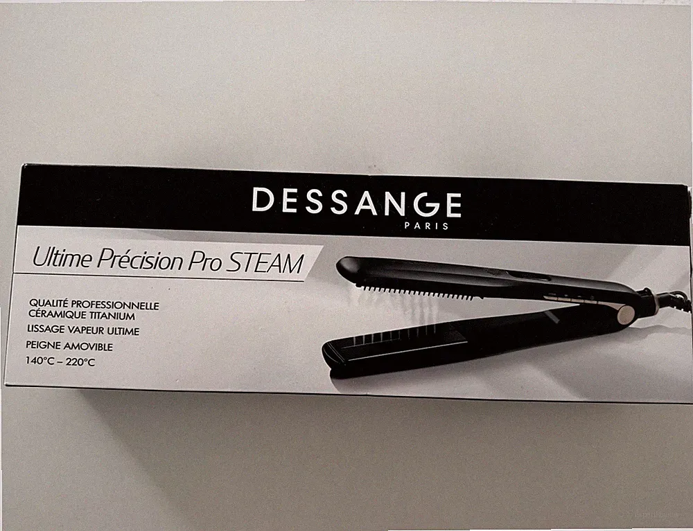 Dessange Paris Ultimate Precision Pro STEAM Dampfglätteisen, Keramik/Titan