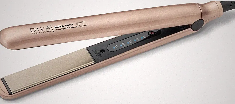 Diva Pro Professional Salon Digitales Glätteisen mit schwimmenden Keramikplatten