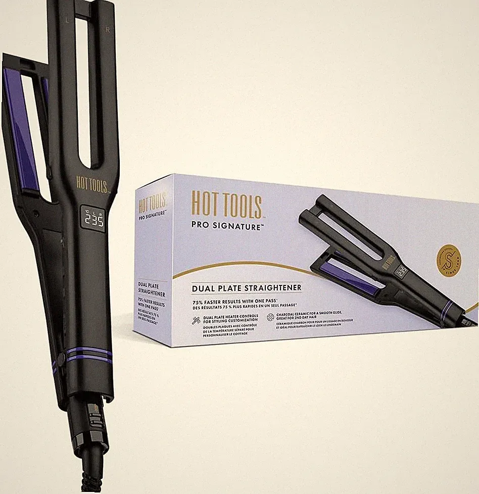 Doppelplatte Haarglätter Styler Waver Digital Hot Tools Pro Signature