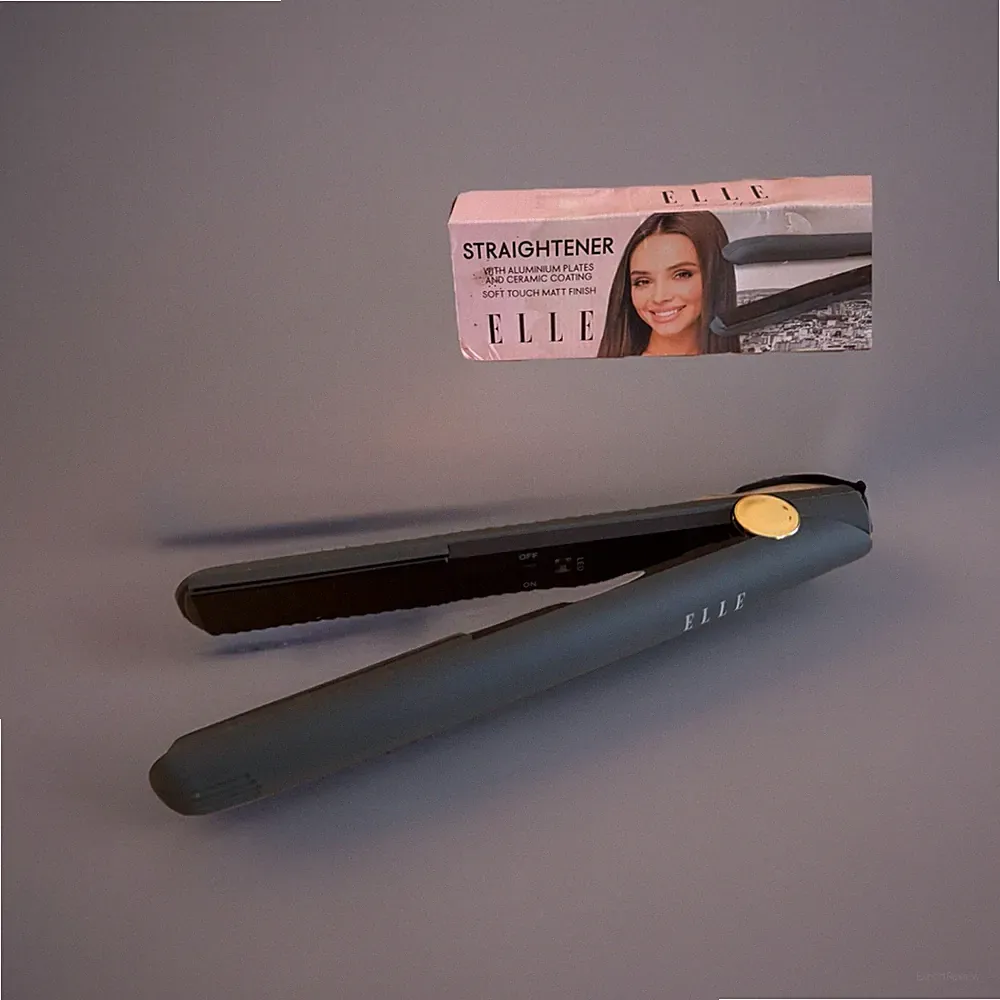 Elle Locken Stab Glätteisen Keramik Curling Eisen Schwarz Neu